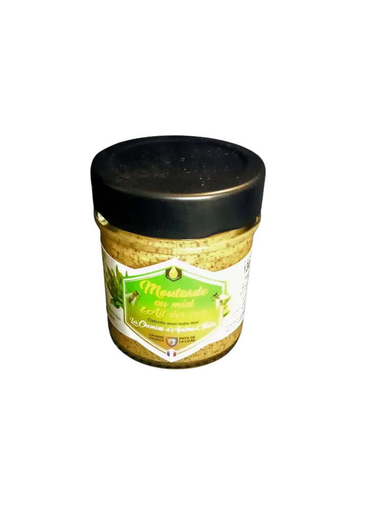 Moutarde au miel & ail des ours (130g) 