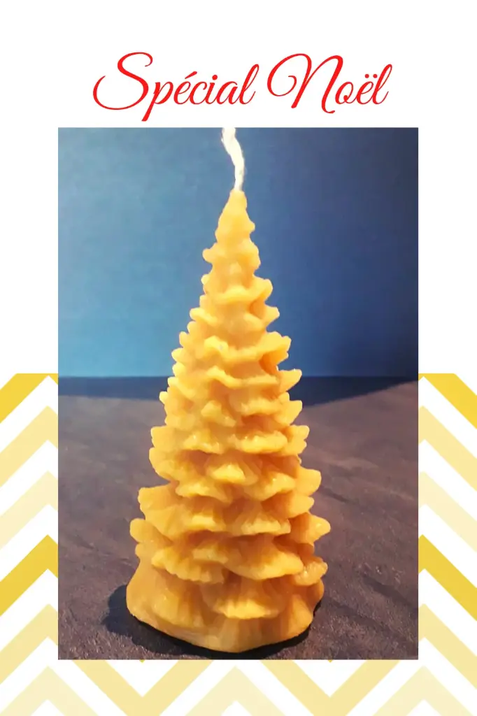 Bougie Sapin de Noël (moyen)