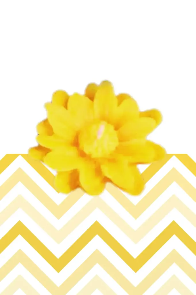 Bougie flottante fleur