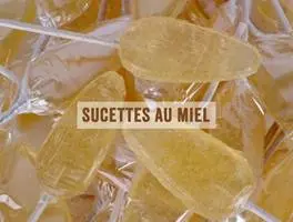 Sucette miel 15%