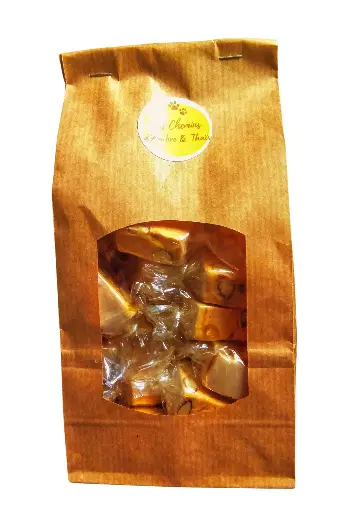 Papillotes nougat pistaches miel 24% (150g)