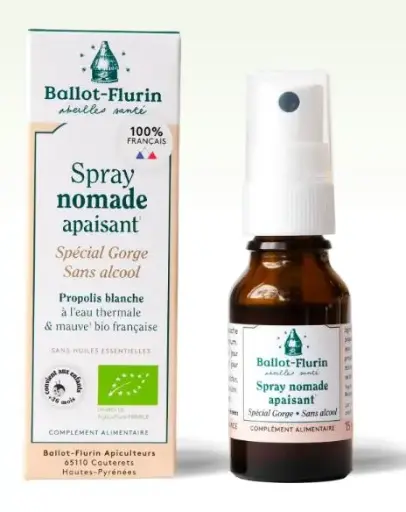 Spray nomade apaisant sans alcool propolis blanche et mauve (15ml)