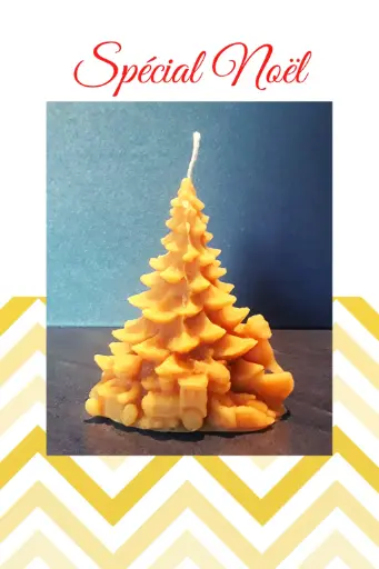 Bougie Sapin de Noël (grand)