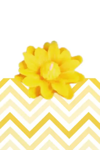 Bougie flottante fleur